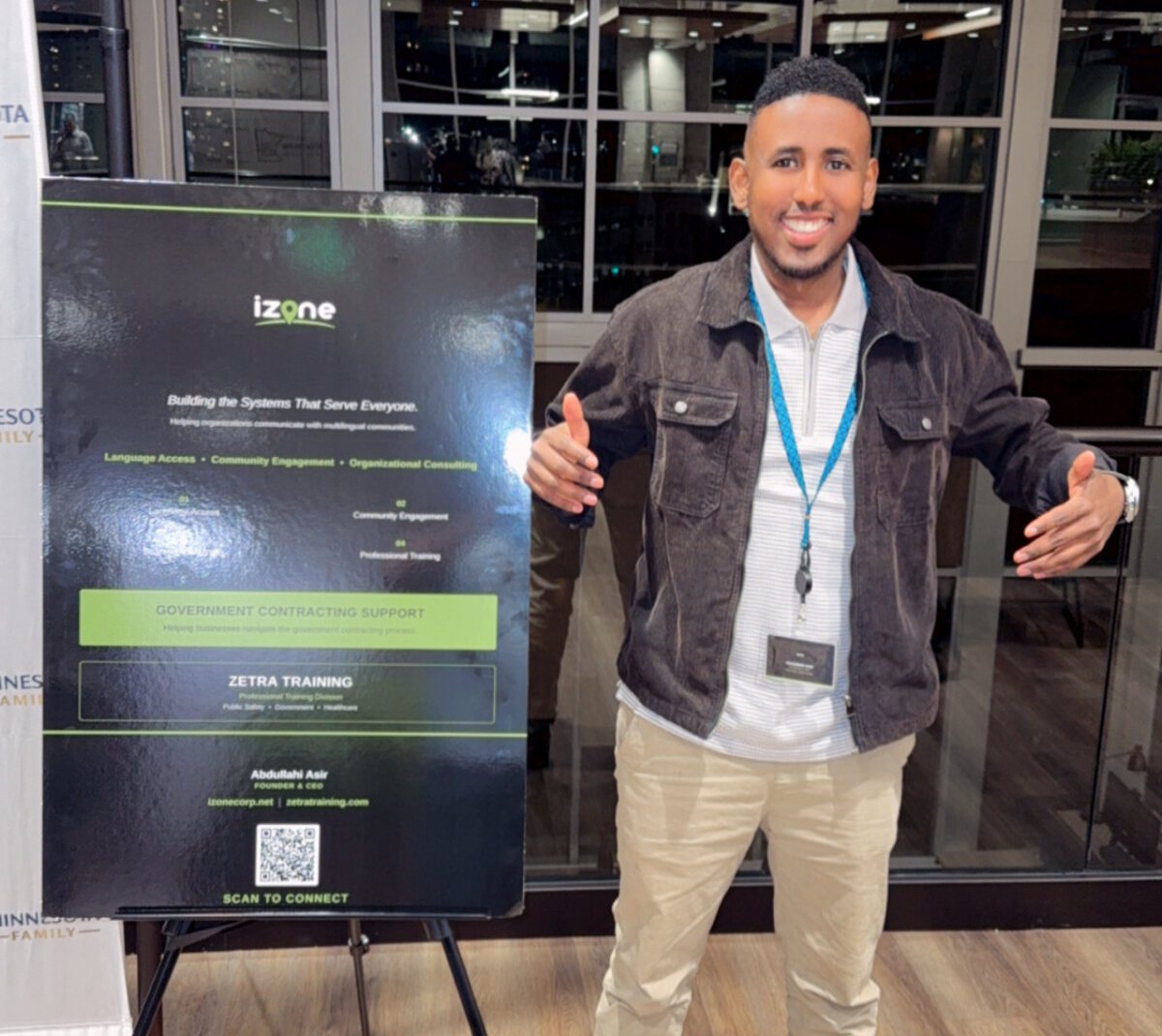 Abdullahi Asir, Founder and Chief Executive Officer of iZone Corp
